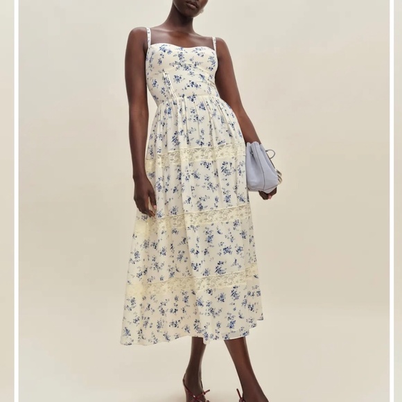 Reformation Dina Dress size 6 - Picture 2 of 5